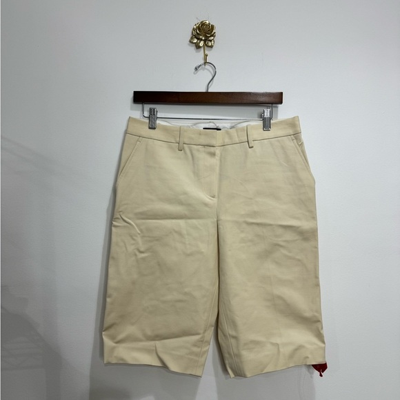 Theory Shorts Womens Size 8 Palmer Light Linen - Picture 2 of 6